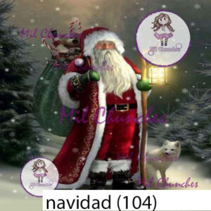 Cromo Papel Navidad-104