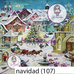 Cromo Papel Navidad-107