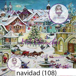 Cromo Papel Navidad-108