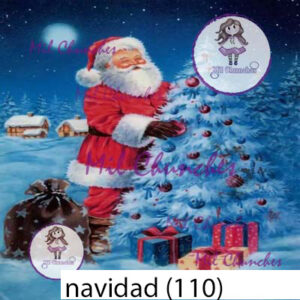 Cromo Papel Navidad-110