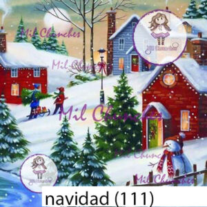 Cromo Papel Navidad-111