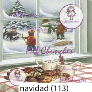 Cromo Papel Navidad-113