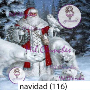 Cromo Papel Navidad-116