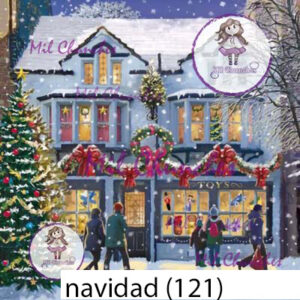 Cromo Papel Navidad-121