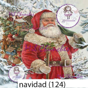Cromo Papel Navidad-124