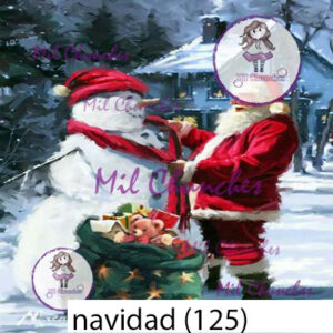 Cromo Papel Navidad-125
