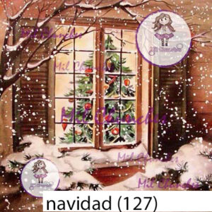 Cromo Papel Navidad-127