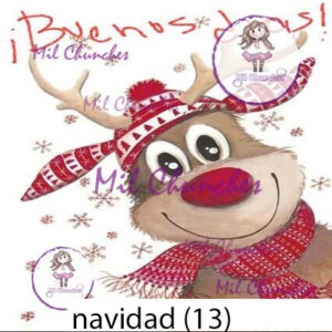 Cromo Papel Navidad 013