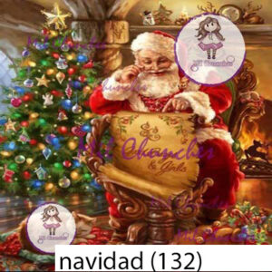 Cromo Papel Navidad-132