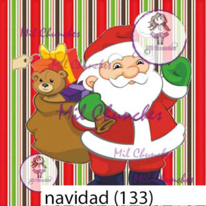 Cromo Papel Navidad-133