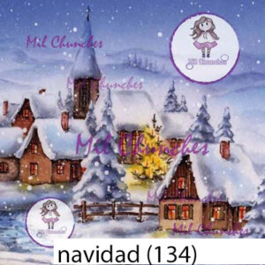 Cromo Papel Navidad-134