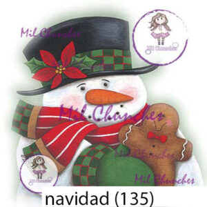 Cromo Papel Navidad-135