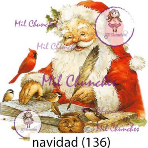 Cromo Papel Navidad-136