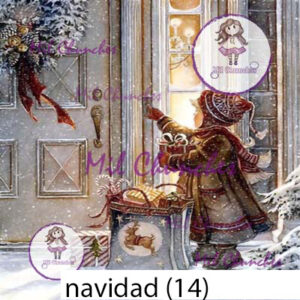 Cromo Papel Navidad 014