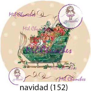 Cromo Papel Navidad-152