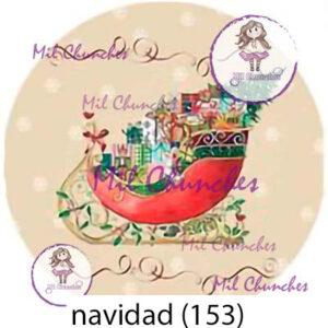 Cromo Papel Navidad-153