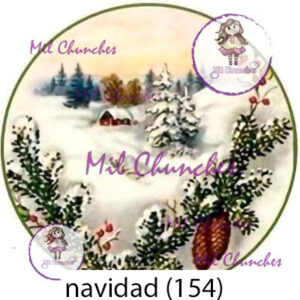 Cromo Papel Navidad-154