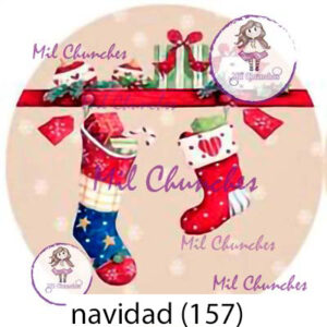 Cromo Papel Navidad-157