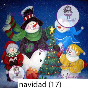 Cromo Papel Navidad 017