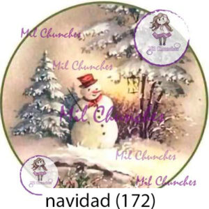 Cromo Papel Navidad-172