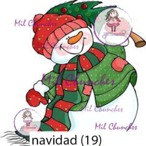 Cromo Papel Navidad 019