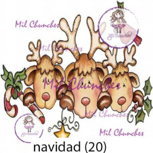 Cromo Papel Navidad 020