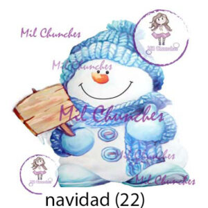 Cromo Papel Navidad 022