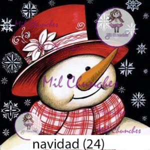 Cromo Papel Navidad 024