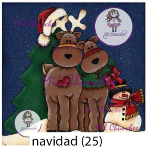 Cromo Papel Navidad 025
