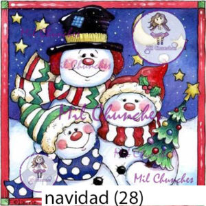 Cromo Papel Navidad 028
