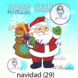 Cromo Papel Navidad 029