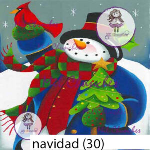 Cromo Papel Navidad 030