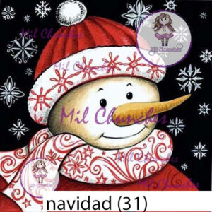 Cromo Papel Navidad 031
