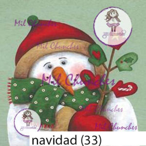 Cromo Papel Navidad 033
