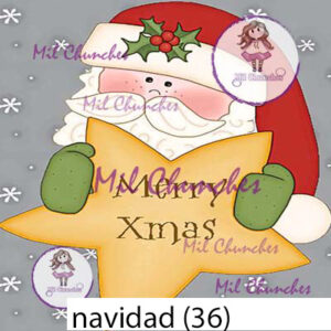 Cromo Papel Navidad 036