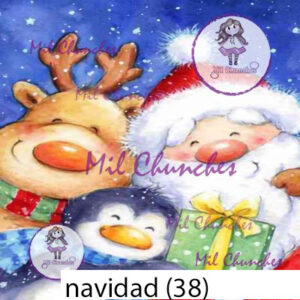 Cromo Papel Navidad 038