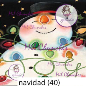 Cromo Papel Navidad 040