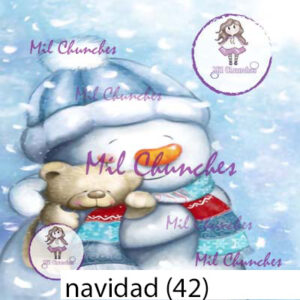 Cromo Papel Navidad-042