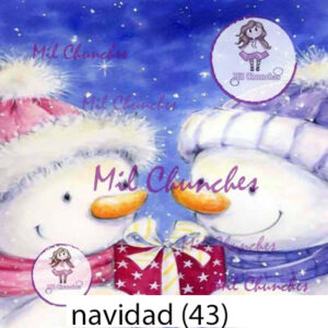 Cromo Papel Navidad-043
