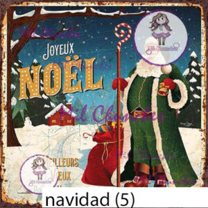 Cromo Papel Navidad 005