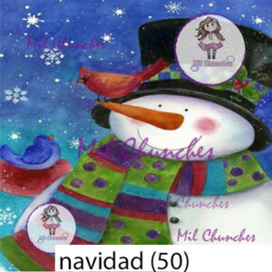 Cromo Papel Navidad-050