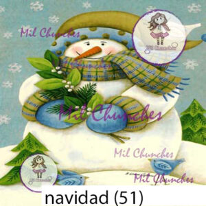 Cromo Papel Navidad-051
