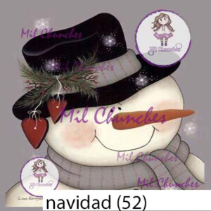 Cromo Papel Navidad-052