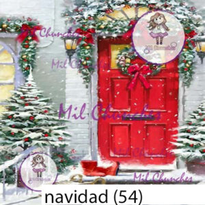 Cromo Papel Navidad-054