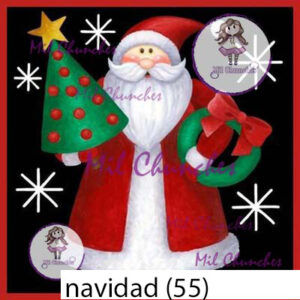 Cromo Papel Navidad-055