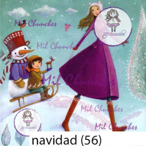 Cromo Papel Navidad-056