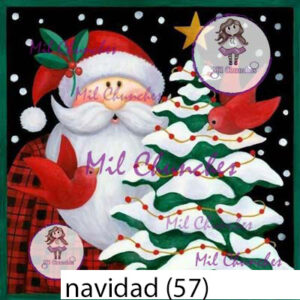 Cromo Papel Navidad-057