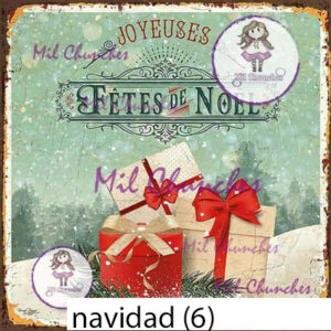 Cromo Papel Navidad 006