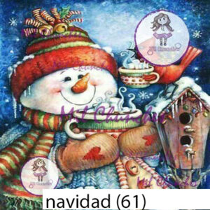 Cromo Papel Navidad-061