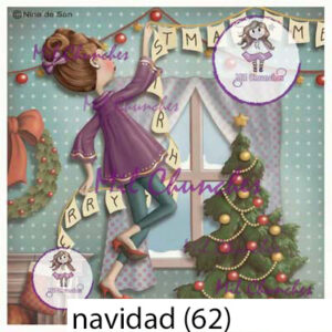 Cromo Papel Navidad-062